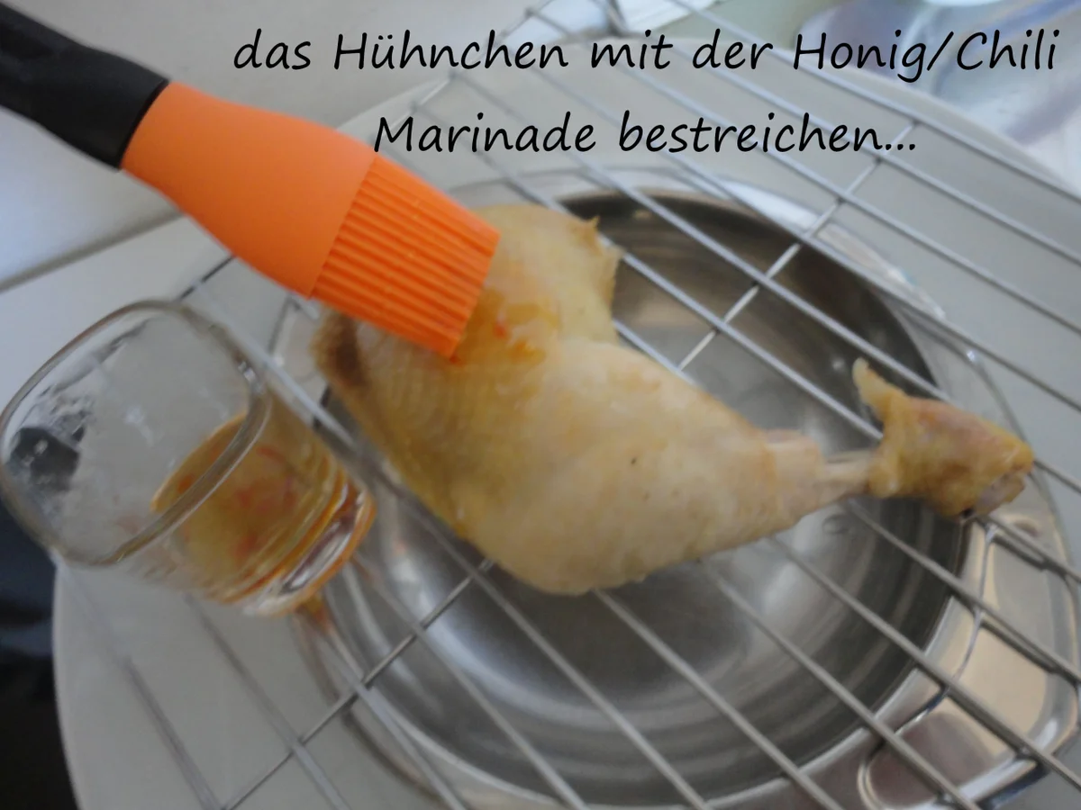 Vermouth Hühnchen im Bratschlauch gegart - Rezept - Bild Nr. 4063