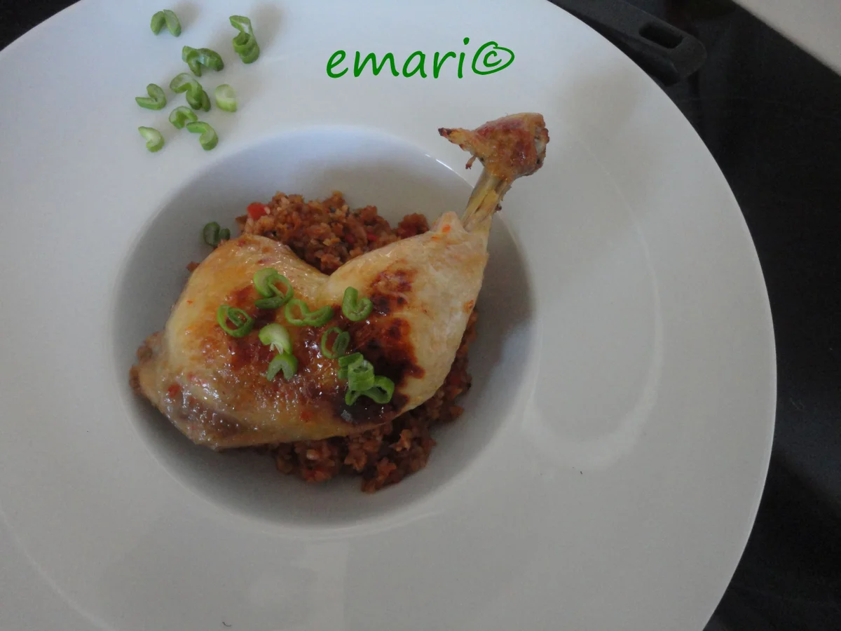 Vermouth Hühnchen im Bratschlauch gegart - Rezept - Bild Nr. 4065