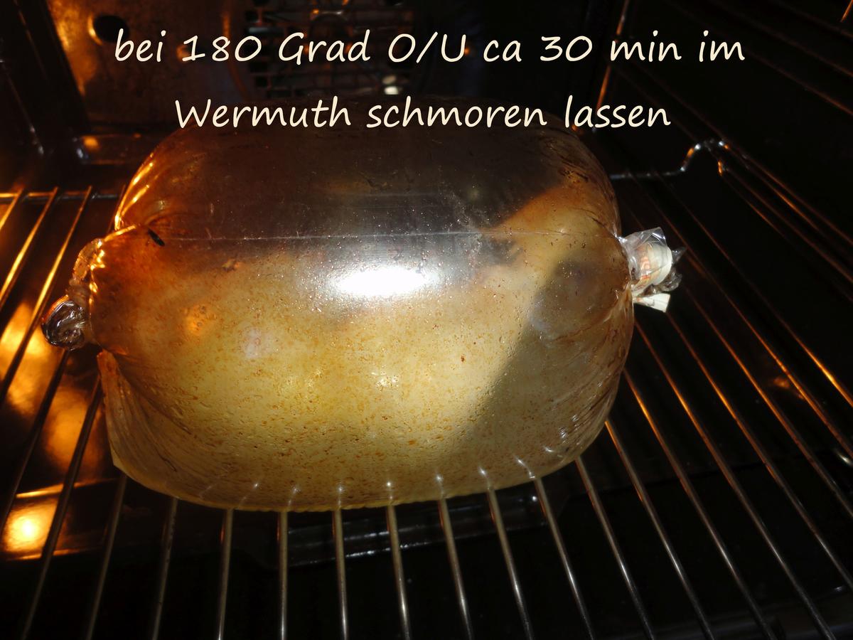 Vermouth Hühnchen im Bratschlauch gegart - Rezept - Bild Nr. 4083