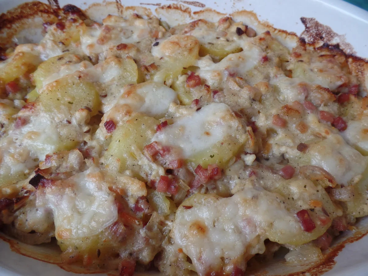 Rezept: Kartoffelgratin mit Ziegenkäse Bild Nr. 4082 Kartoffelgratin mit Ziegenkäse - Rezept - Bild Nr. 4082