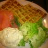Kartoffelwaffeln mit Lachs & Eier-Gurken-Dill-Quark - Rezept - Bild Nr. 4113