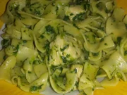 Bandnudeln mit Spinat und Hähnchen - Rezept - Bild Nr. 4117