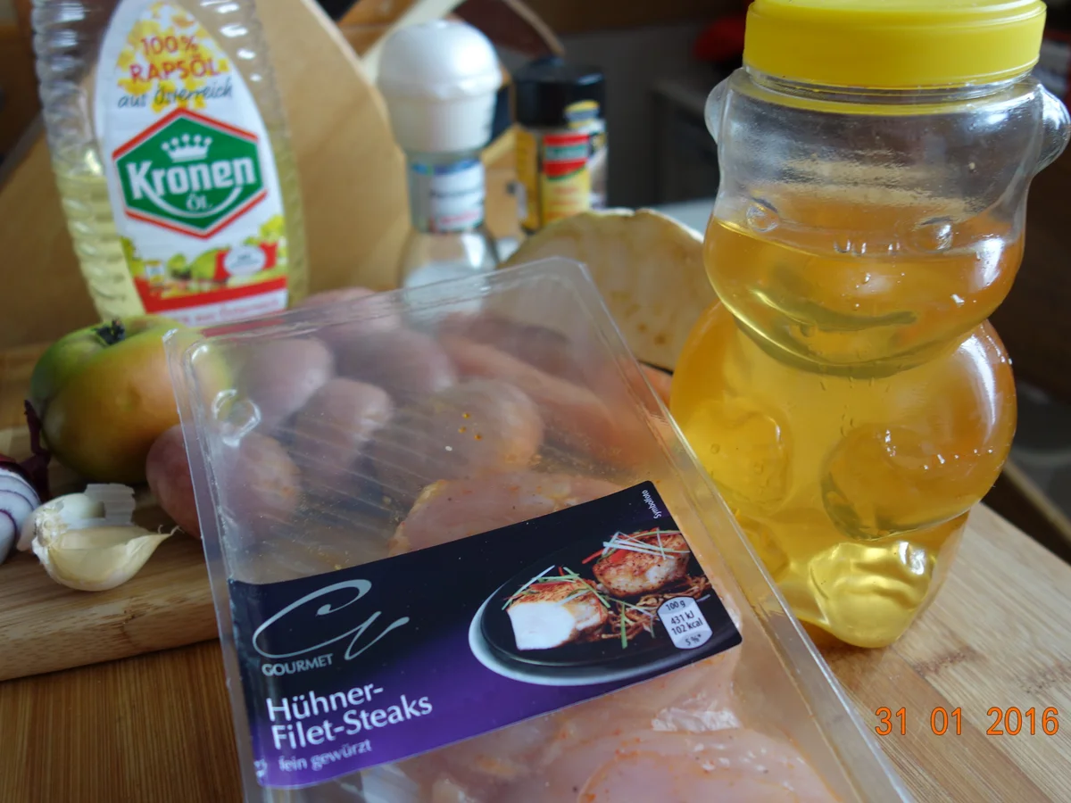 Rezept: Hühnerfilet im Römertopf Bild Nr. 4131 Hühnerfilet im Römertopf - Rezept - Bild Nr. 4131