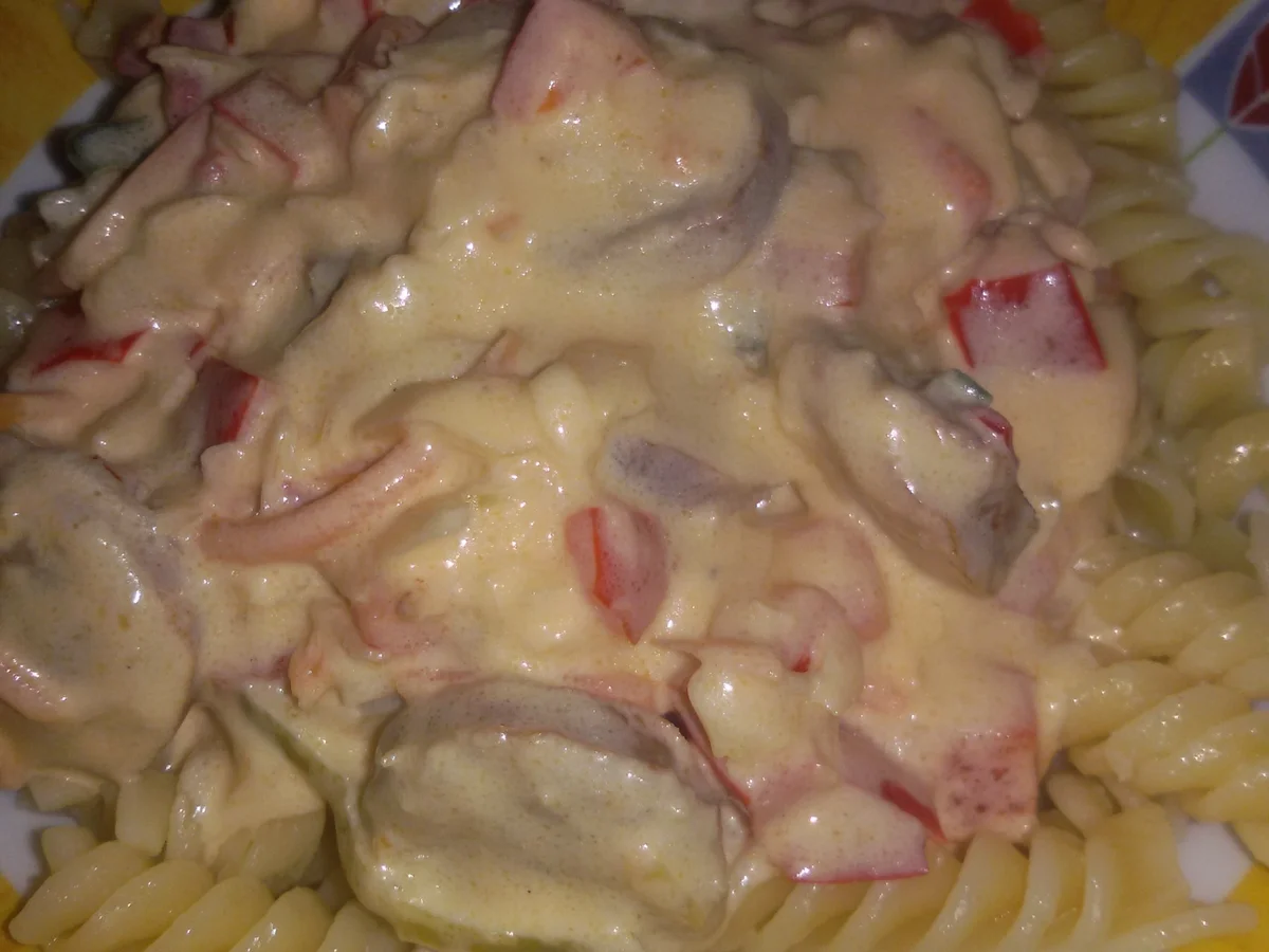 Bratwurst Pfanne mit Gemüse - Rezept - Bild Nr. 4164