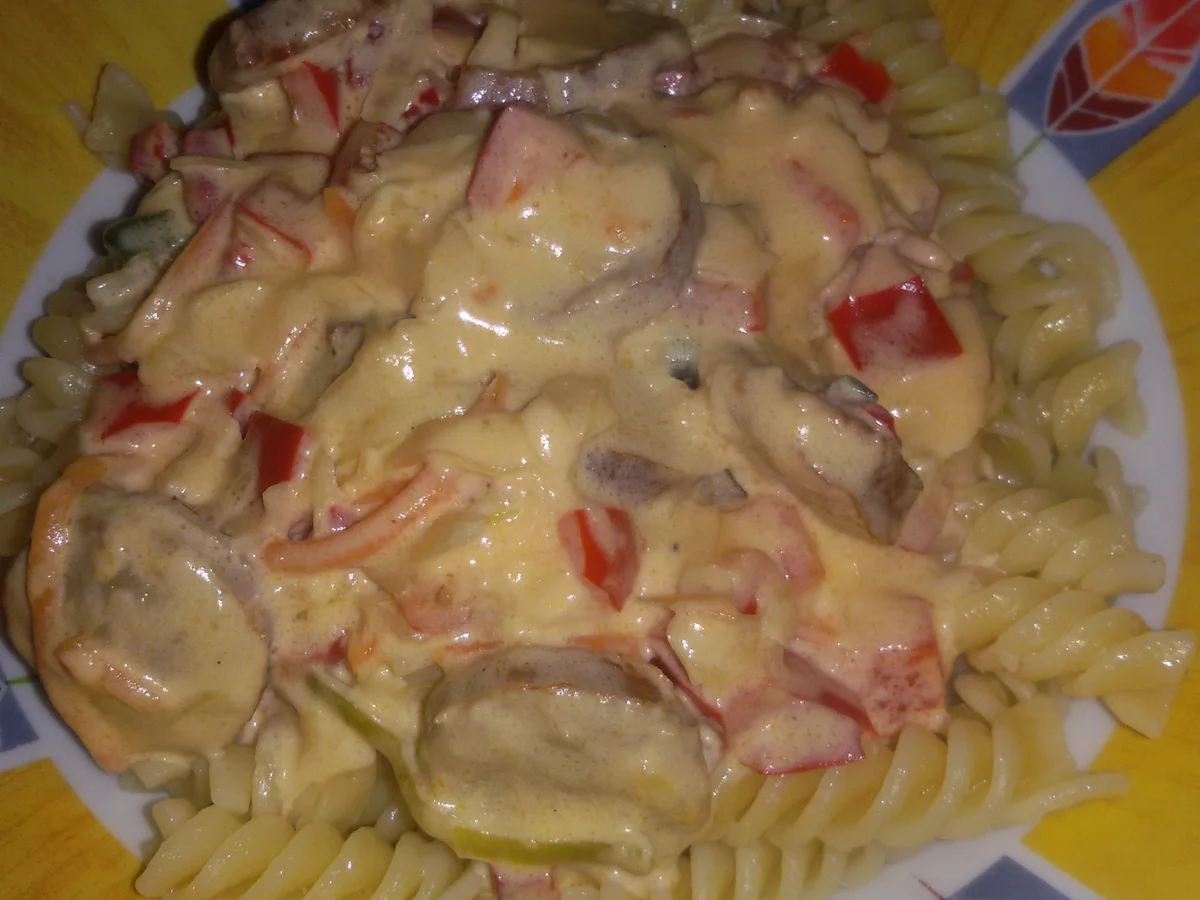 Bratwurst Pfanne mit Gemüse - Rezept - Bild Nr. 4166