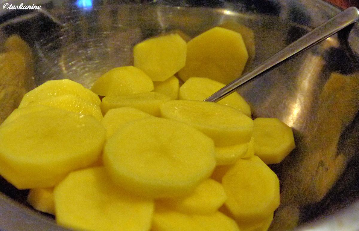 Pikante Kartoffelscheiben aus dem Backofen - Rezept - Bild Nr. 4173