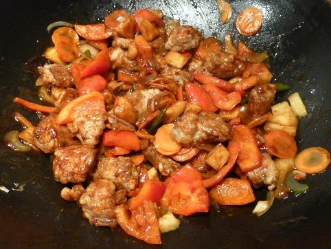 Rezept: Chinesisches Schweinefleisch Süss-Sauer Bild Nr. 4186 Chinesisches Schweinefleisch Süss-Sauer - Rezept - Bild Nr. 4186