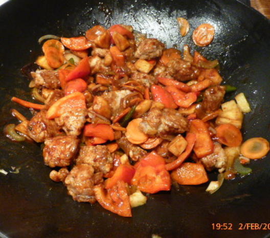 Chinesisches Schweinefleisch Süss-Sauer - Rezept - kochbar.de