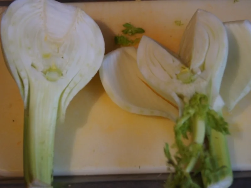 Hähnchenbrustfilet mit Fenchel-Gemüse im Backpapierpäckchen - Rezept - Bild Nr. 4205