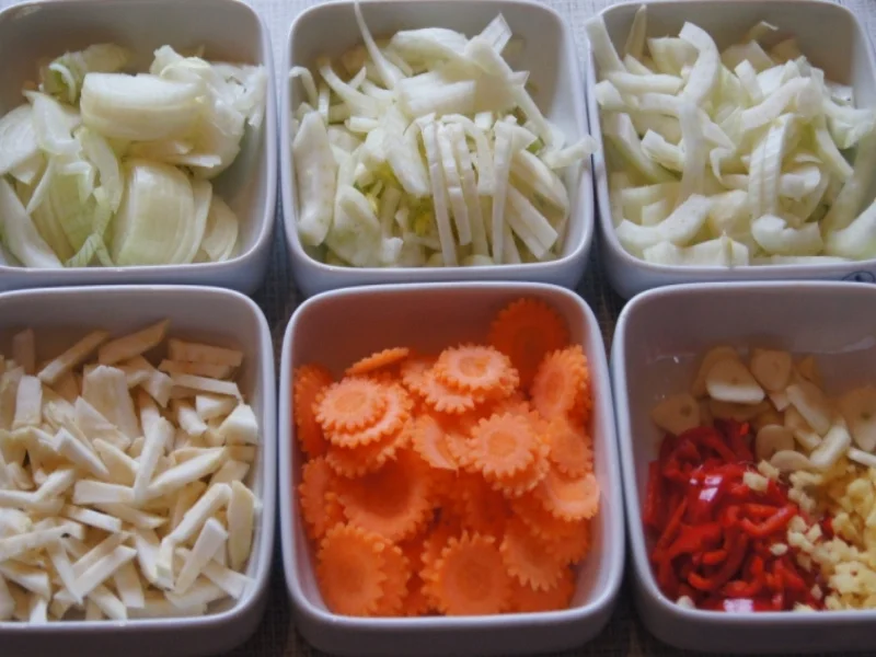 Hähnchenbrustfilet mit Fenchel-Gemüse im Backpapierpäckchen - Rezept - Bild Nr. 4206