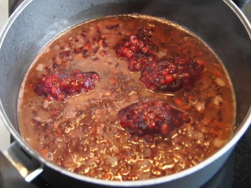 Schweinefilet mit Preiselbeersauce und Vitelotten *) - Rezept - Bild Nr. 4212