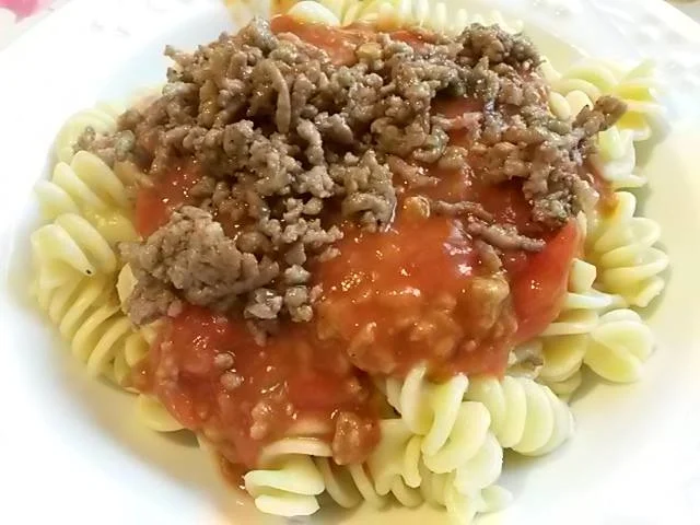 Hackfleisch-Nudeln - ein schnelle Mittagessen für die Großen - Rezept - Bild Nr. 4201