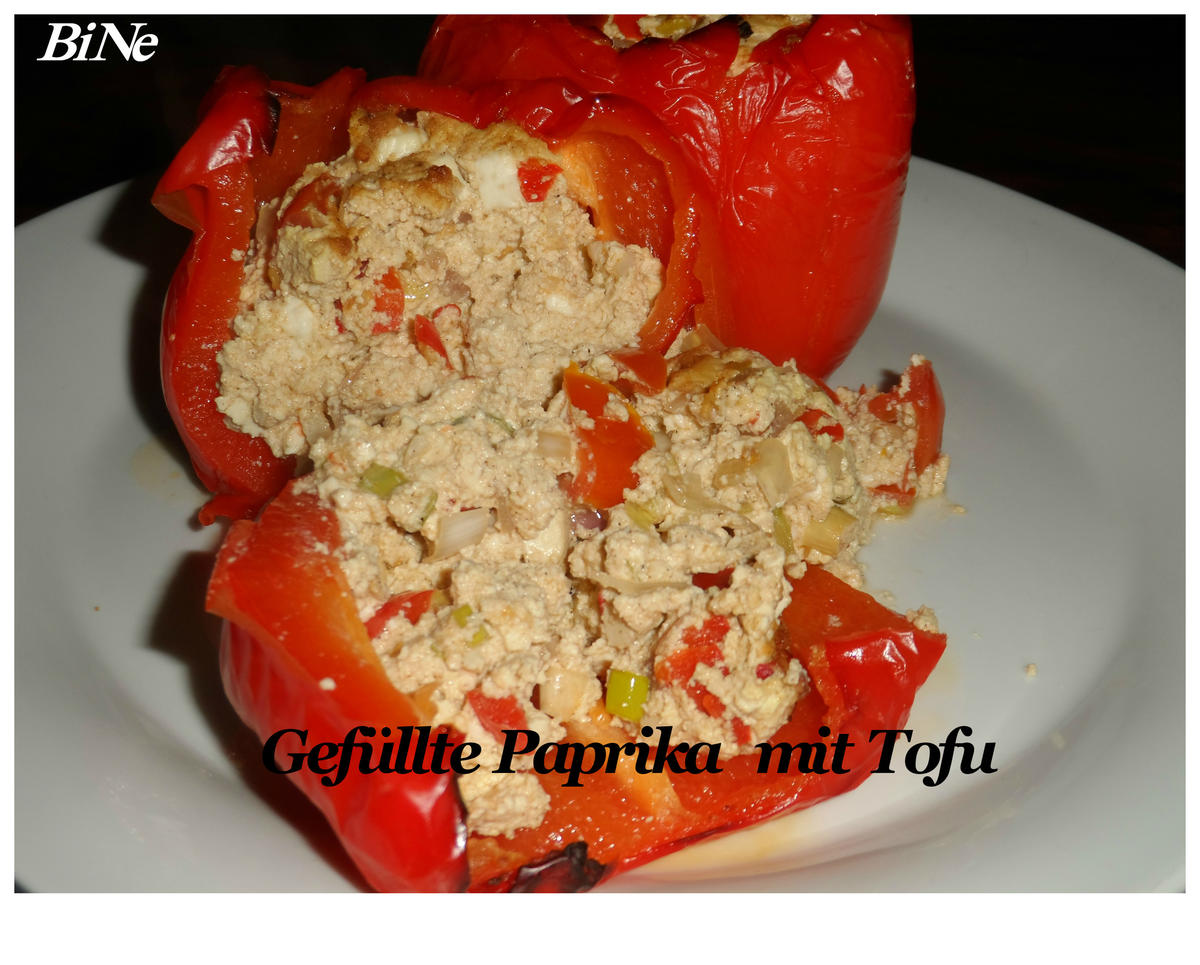 BiNe` S GEFÜLLTE PAPRIKA MIT TOFU - Rezept - Bild Nr. 4263