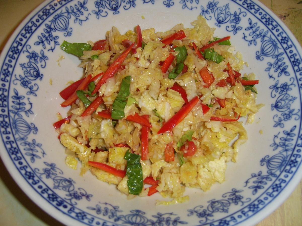 Wirsingsalat mit Paprika - Rezept - Bild Nr. 4229