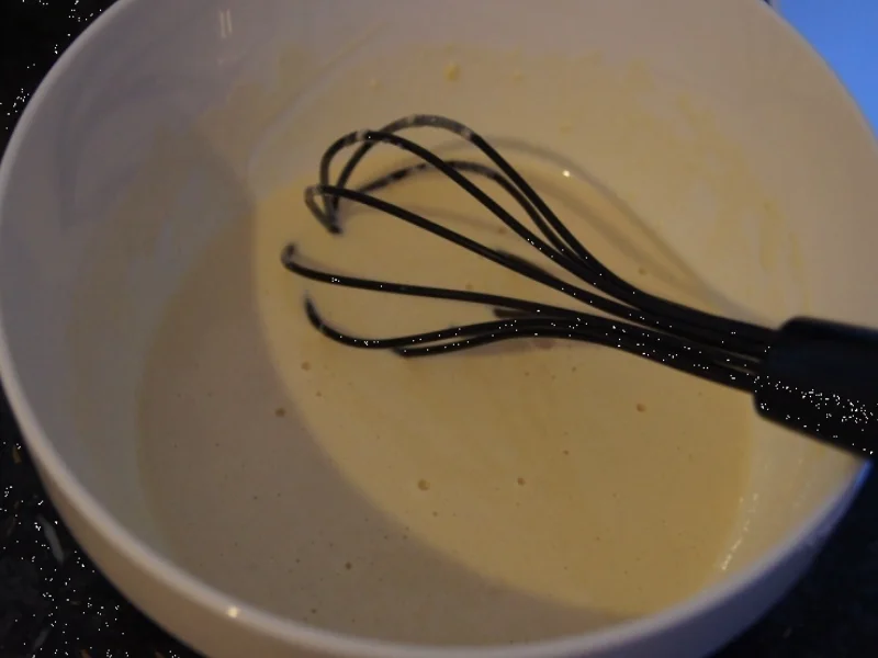 Gebackene Fischsticks mit Süßkartoffelstampf und Rotkohl - Rezept - Bild Nr. 4237