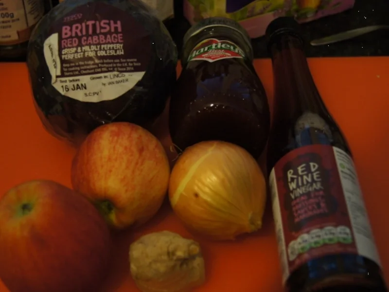 Gebackene Fischsticks mit Süßkartoffelstampf und Rotkohl - Rezept - Bild Nr. 4243