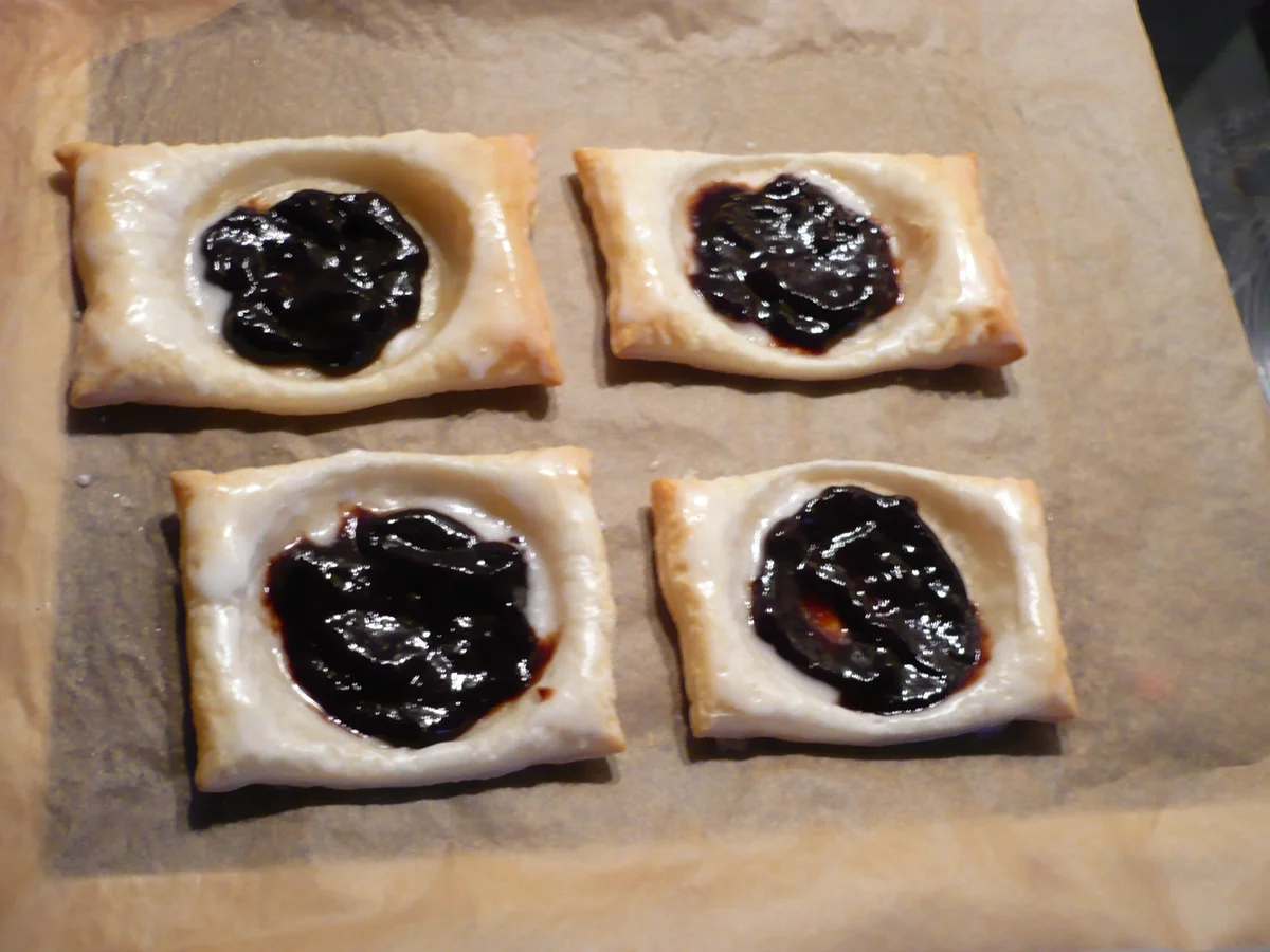 Rezept: Blätterteig - Puddingteilchen Bild Nr. 4241 Blätterteig - Puddingteilchen - Rezept - Bild Nr. 4241