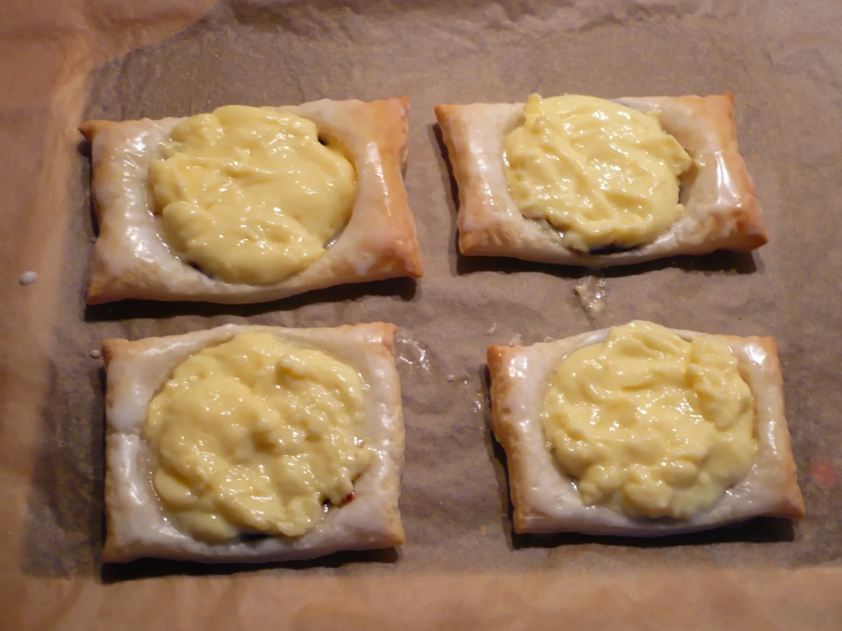 Rezept: Blätterteig - Puddingteilchen Bild Nr. 4242 Blätterteig - Puddingteilchen - Rezept - Bild Nr. 4242