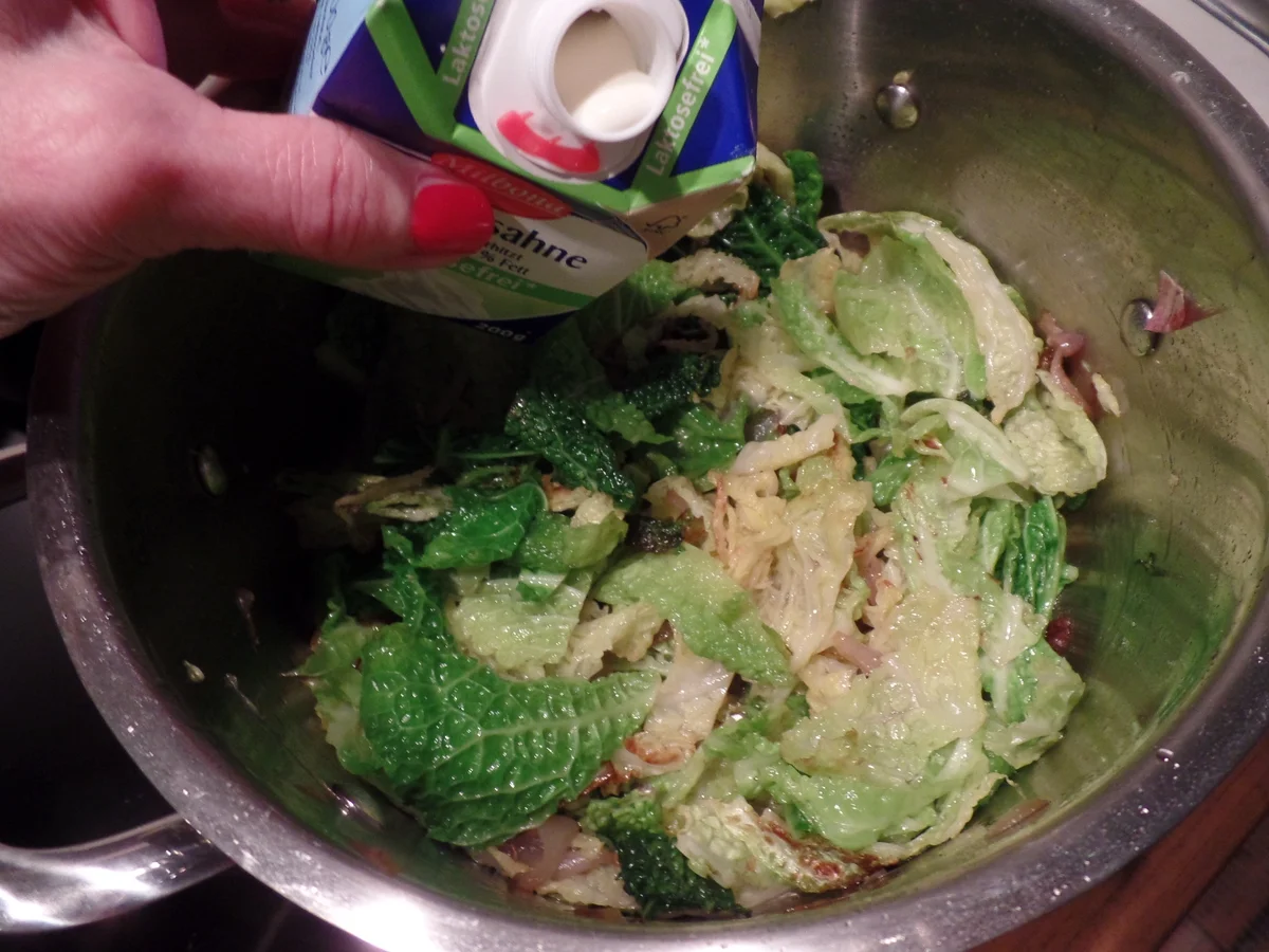 Saftiges Rinderfilet auf Wirsing und  Fächerkartoffeln mit Parmesan gratiniert - Rezept - Bild Nr. 4241