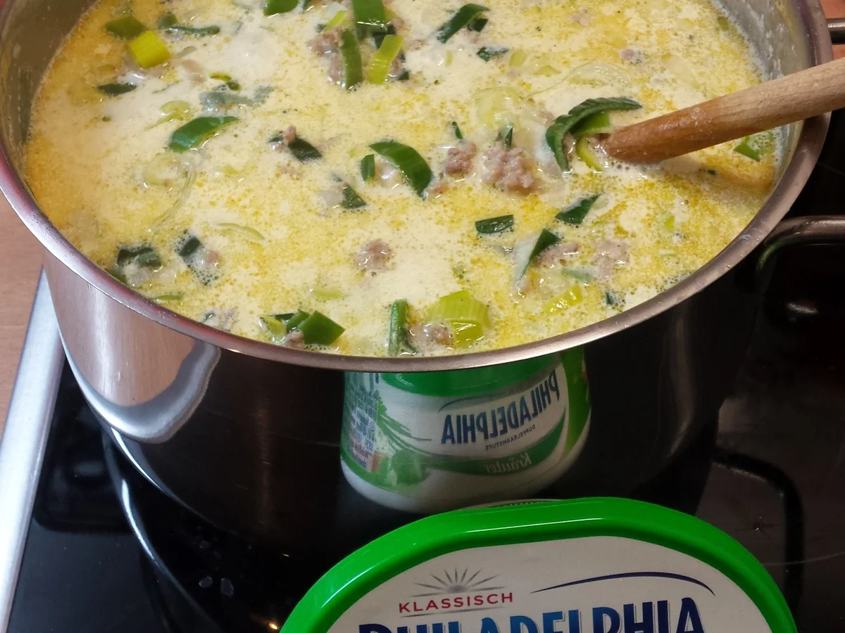 Porree- Käse Suppe - Rezept - Bild Nr. 4262