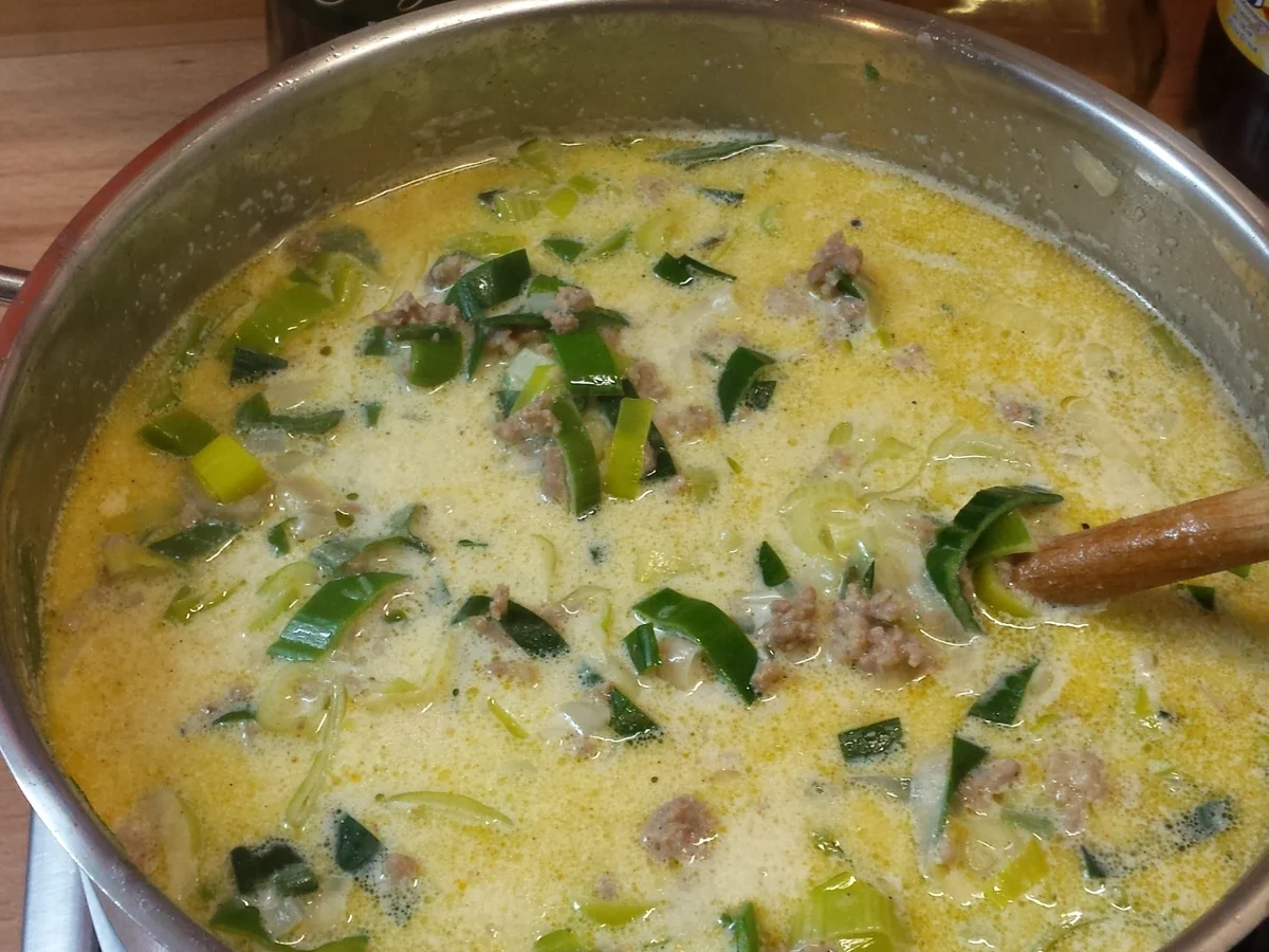 Porree- Käse Suppe - Rezept - Bild Nr. 4263
