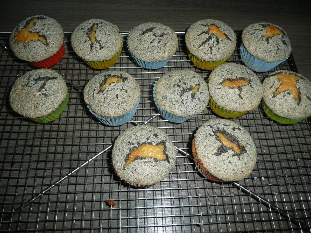 Muffins mit Mohnhaube - Rezept - Bild Nr. 4268
