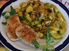 Puten-Ministeaks mit Zucchini-Champignon-Gemüse - Rezept - Bild Nr. 4267