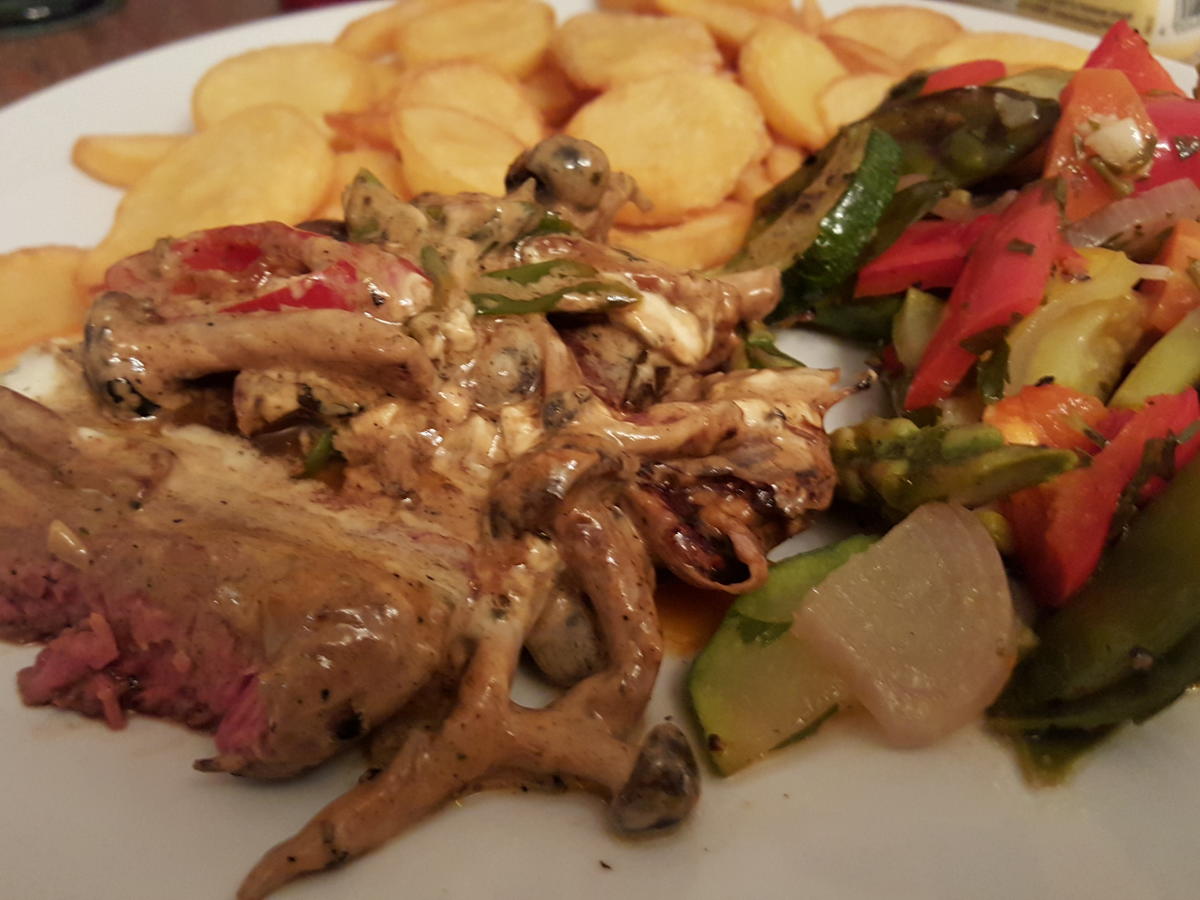 Black Angus Filet an Herrlichem Blechgemüse Rezept kochbar.de