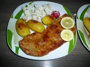 Blumenkohlsalat mit Sahnedressing zu Schweineschnitzel + Drillingen. - Rezept - Bild Nr. 4629