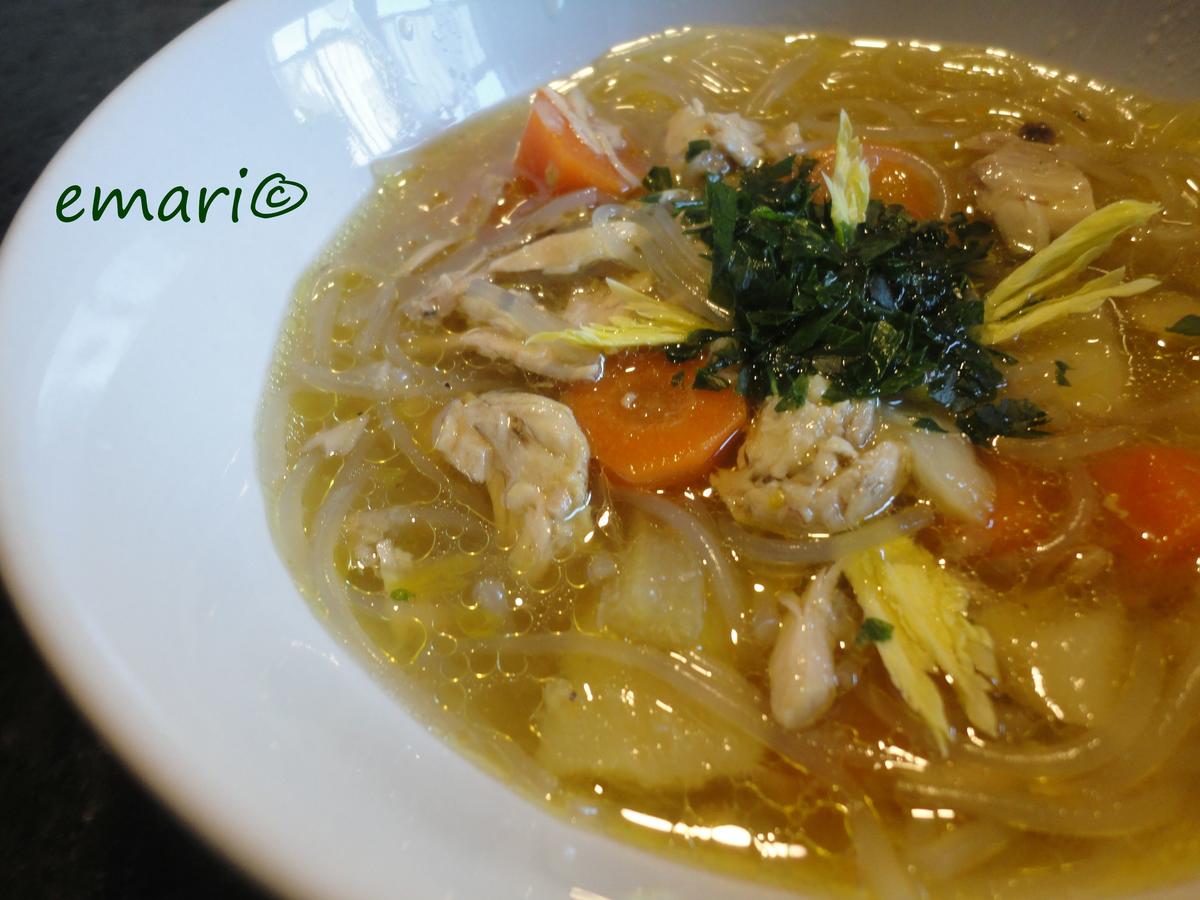 Hühner Suppe mit Asiatouch - Rezept - Bild Nr. 4322