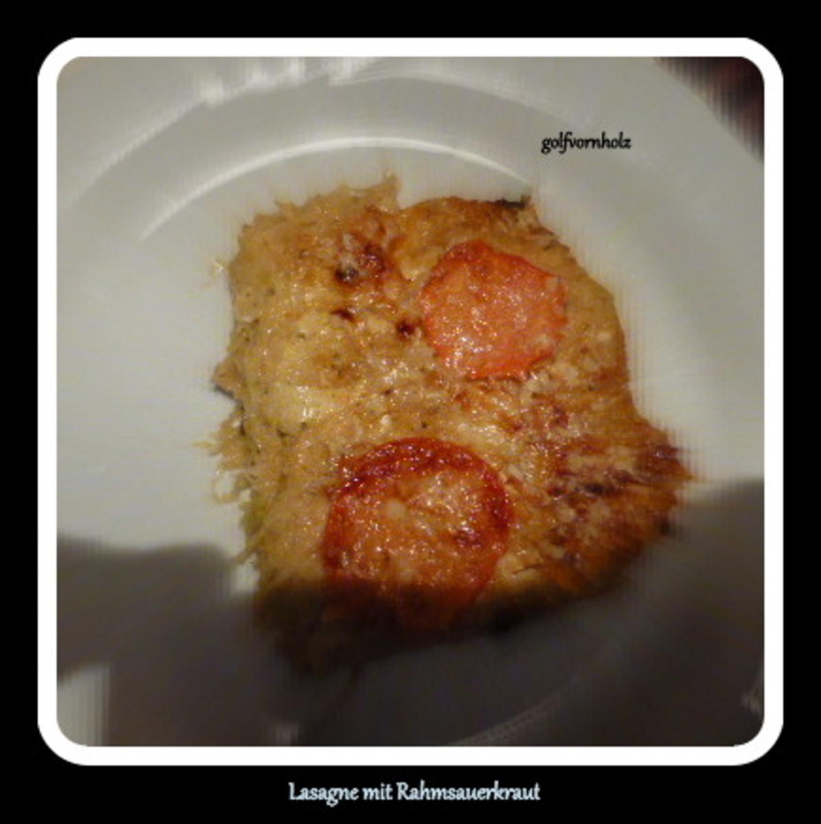 Lasagne mit Rahmsauerkraut - Rezept - Bild Nr. 4303
