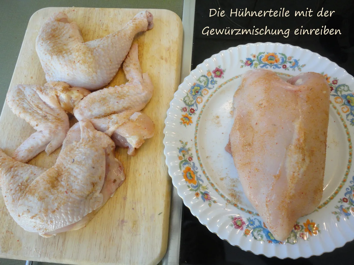 Asia Hühnchen aus dem Römertopf - Rezept - Bild Nr. 4320