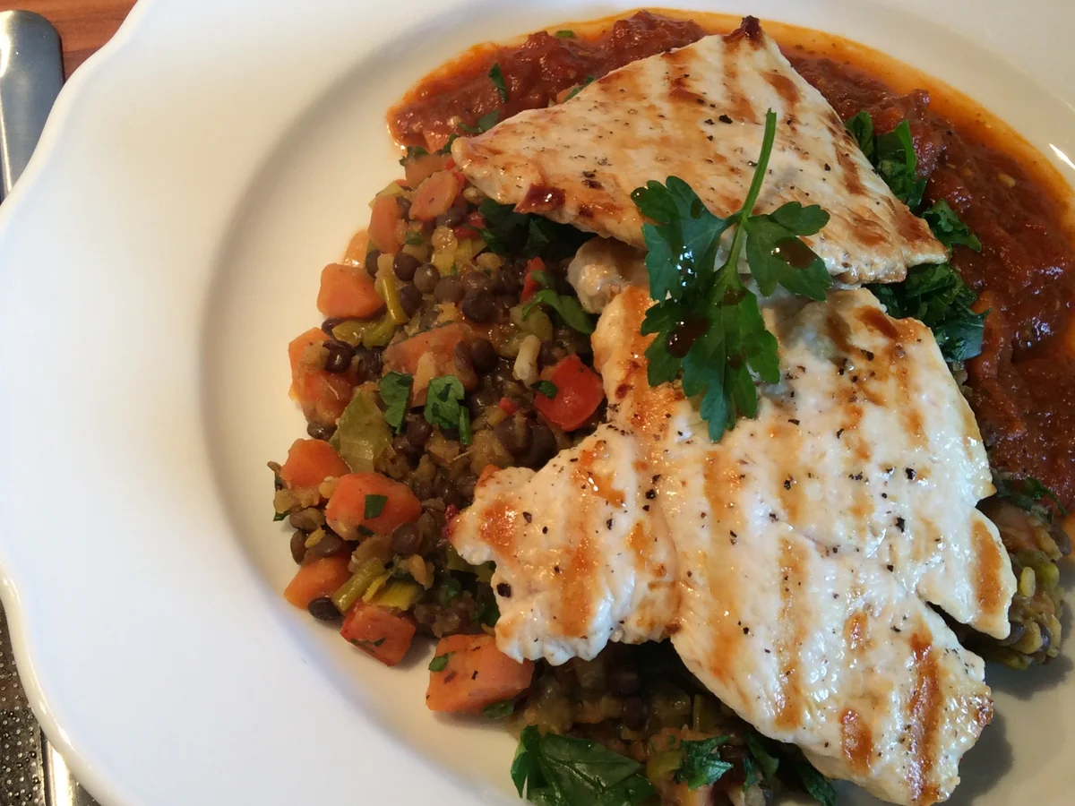 Rezept: Gemüse mit bunten Linsen Bild Nr. 4313 Gemüse mit bunten Linsen - Rezept - Bild Nr. 4313