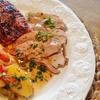 Putenkeule, komplett mit Beilagen aus dem Römertopf ... - Rezept - Bild Nr. 4333