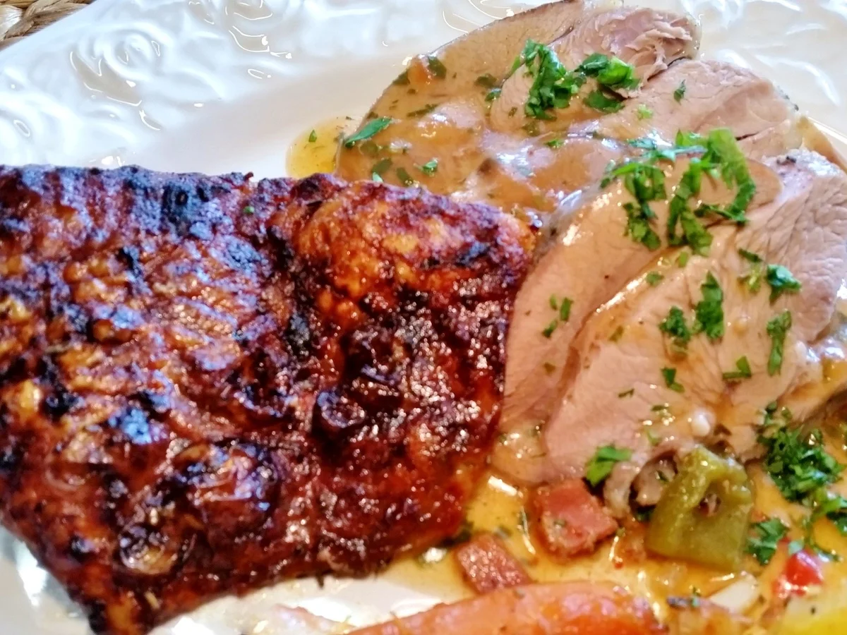 Putenkeule, komplett mit Beilagen aus dem Römertopf ... - Rezept - Bild Nr. 4343