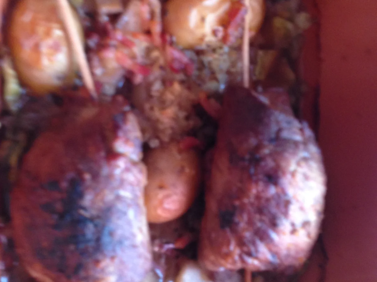 Rinderrouladen auf Wirsing Kohlrabigemüse mit Drillingen aus dem Römi - Rezept - Bild Nr. 4335