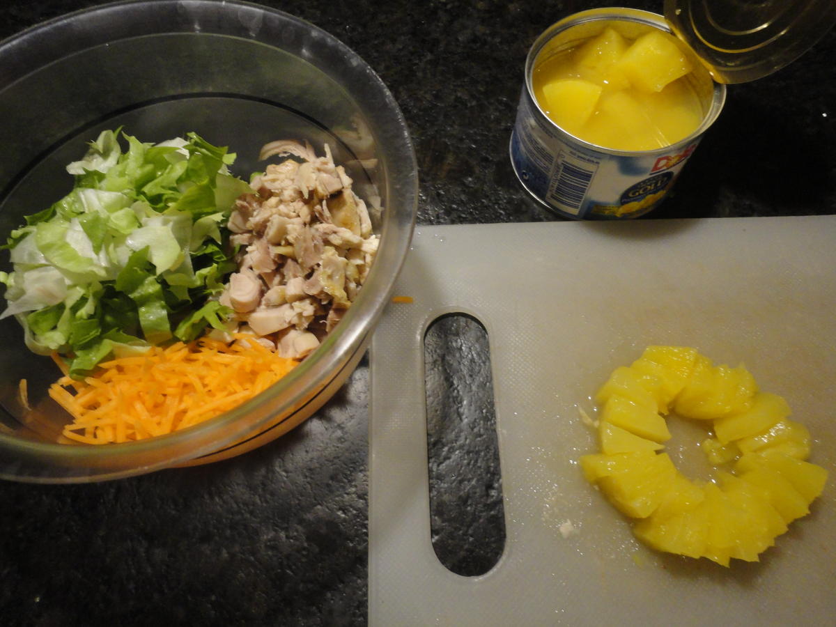 Hühner Curry Salat - Rezept mit Bild - kochbar.de