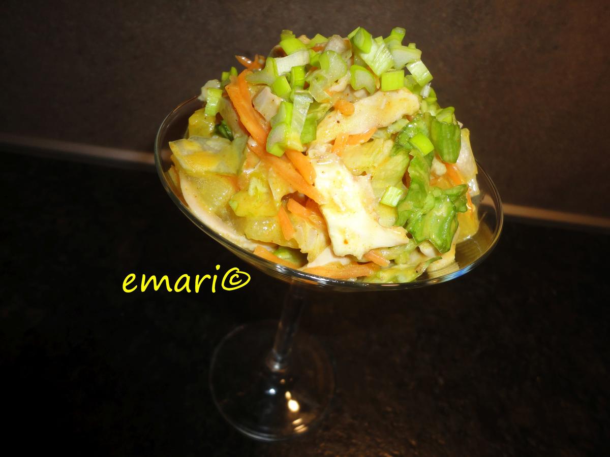 Hühner Curry Salat - Rezept - Bild Nr. 4371