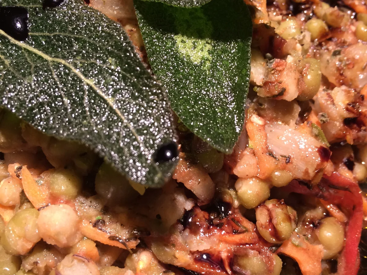 Rezept: Mungobohnen mit Balsamicodressing und Salbei Bild Nr. 4343 Mungobohnen mit Balsamicodressing und Salbei - Rezept - Bild Nr. 4343