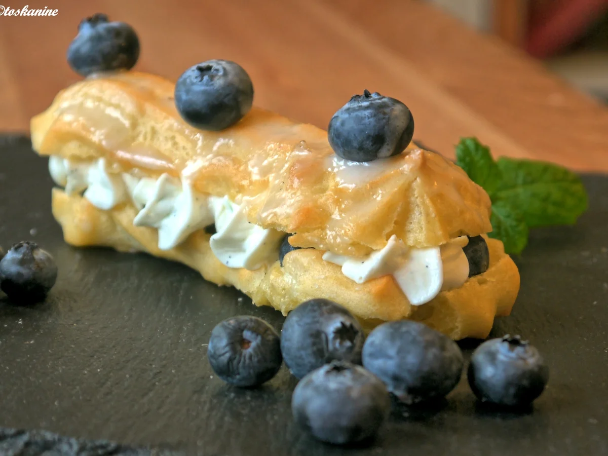 Heidelbeer-Eclairs - Rezept - Bild Nr. 4352