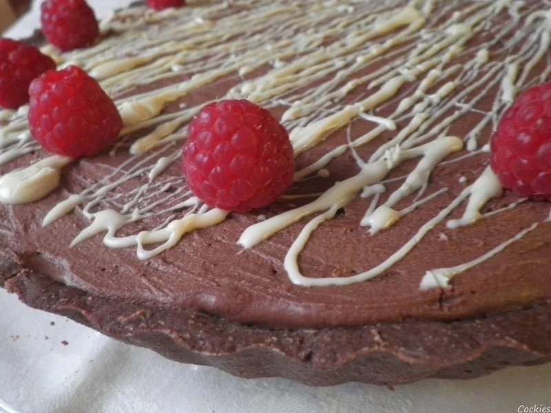 Rezept: Schokoladen - Himbeer - Mascarpone - Tarte Bild Nr. 4347 Schokoladen - Himbeer - Mascarpone - Tarte - Rezept - Bild Nr. 4347