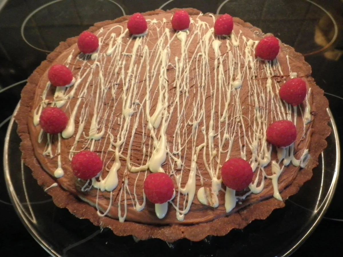 Rezept: Schokoladen - Himbeer - Mascarpone - Tarte Bild Nr. 4385 Schokoladen - Himbeer - Mascarpone - Tarte - Rezept - Bild Nr. 4385