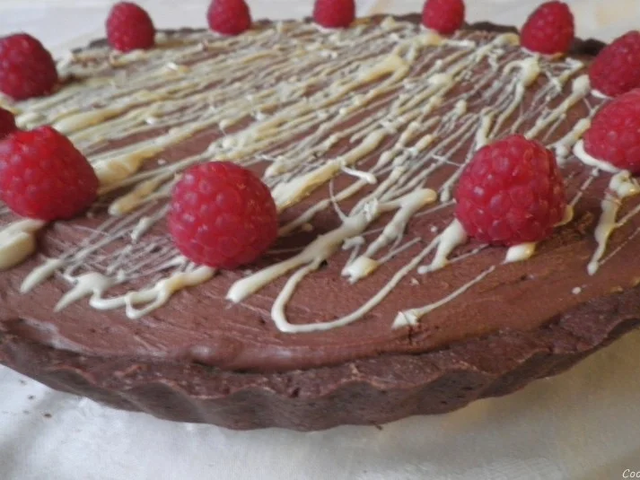 Rezept: Schokoladen - Himbeer - Mascarpone - Tarte Bild Nr. 4387 Schokoladen - Himbeer - Mascarpone - Tarte - Rezept - Bild Nr. 4387