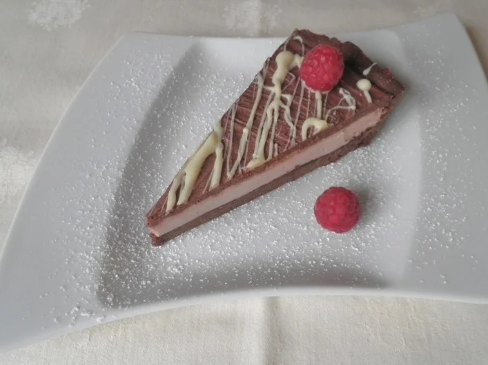 Rezept: Schokoladen - Himbeer - Mascarpone - Tarte Bild Nr. 4388 Schokoladen - Himbeer - Mascarpone - Tarte - Rezept - Bild Nr. 4388