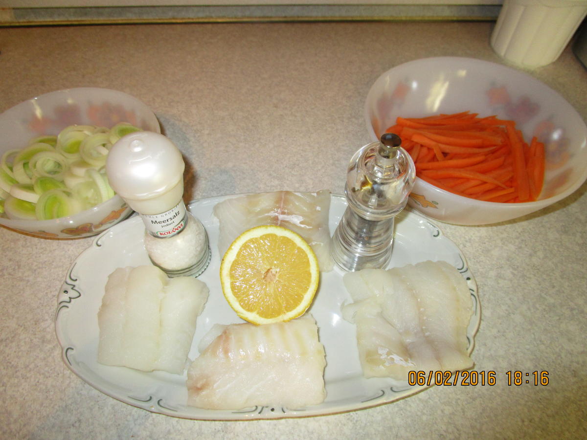 Fischfilet auf Senfgemüse - Rezept - Bild Nr. 4351