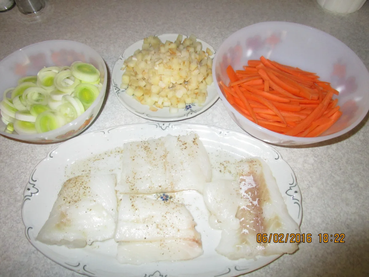 Fischfilet auf Senfgemüse - Rezept - Bild Nr. 4352