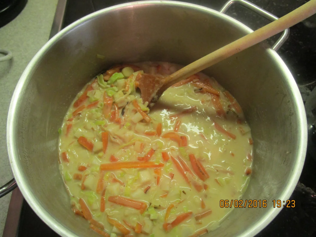 Fischfilet auf Senfgemüse - Rezept - Bild Nr. 4360