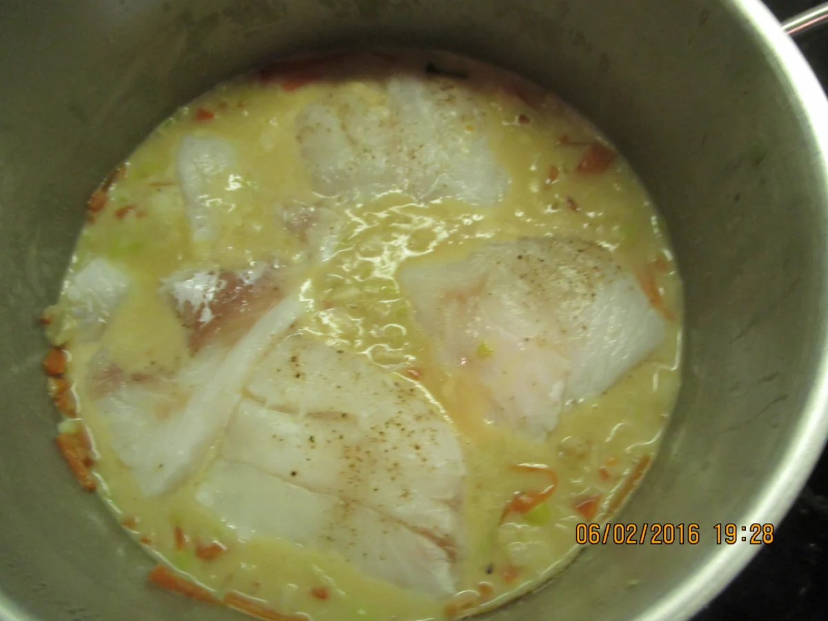 Fischfilet auf Senfgemüse - Rezept - Bild Nr. 4361