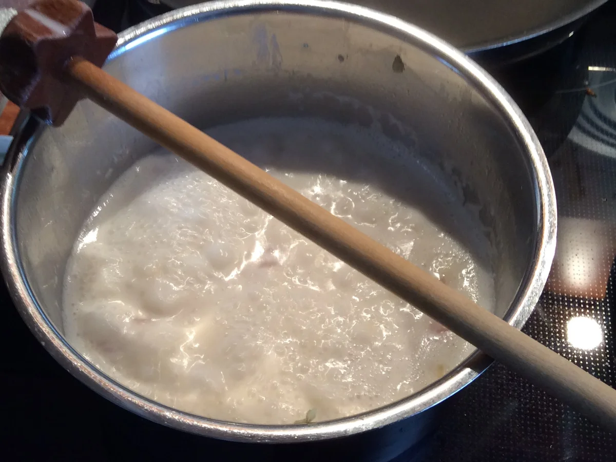 Zweierlei Fisch mit Mango-Kokos-Soße und Champignon-Paprika-Mix - Rezept - Bild Nr. 4352