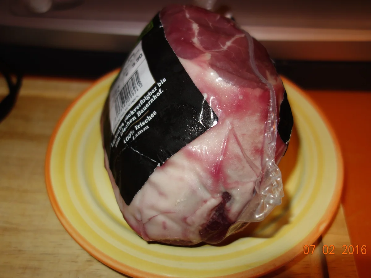 Irische Lammkeule im Römertopf - Rezept - Bild Nr. 4357